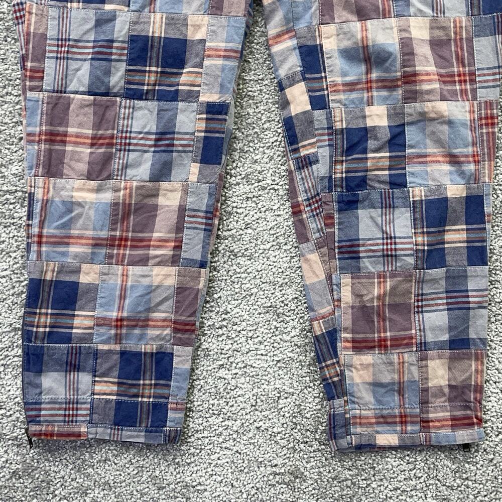 J. Crew Plaid Ankle Pants - Blue, Red, White - Picture 2 of 14